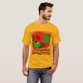 Friedensbotschaft für Festivals mit gemischtem Far T-Shirt (Vorne ganz)