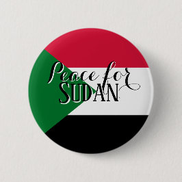 Friedensbutton für Sudan Solidarität & Bewusstsei Button