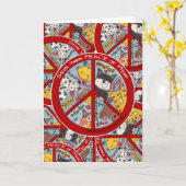 Friedensc$zeichen-tier Schutz Karte (Gelbe Blume)