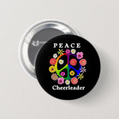 Friedenscheerleader Button (Vorne & Hinten)