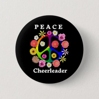 Friedenscheerleader Button