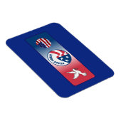 Friedenscorps-Taubenschild Magnet (Rechte Seite)