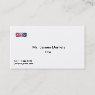 Friedenscorps-Taubenschild Visitenkarte