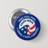 Friedenscorps VVV Shield Button (Vorne & Hinten)