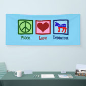 Friedensdemokratie Liebe Banner (Messe)