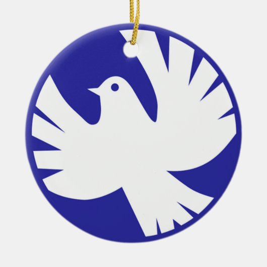 FRIEDENSDOKUMENT KERAMIKORNAMENT (Vorne)
