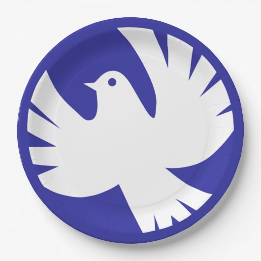 FRIEDENSDOKUMENT PAPPTELLER (Vorderseite)