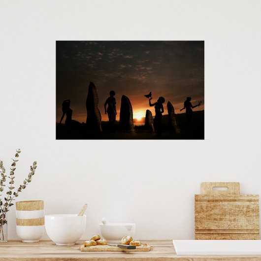 Friedensdrossel Poster (Küche)