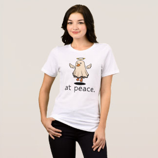 Friedensengel-Gans, Halloween Dark Humor Geschenk Tri-Blend Shirt