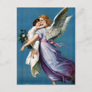 Friedensengel Vintage Poster Restauriert Postkarte