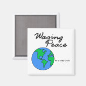 Friedenserdmagnet Magnet (Vorderseite/Rückseite)