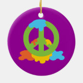 Friedensfarbe Keramikornament (Hinten)