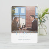 FRIEDENSfeiertags-Karte Feiertagskarte (Stehend Vorderseite)