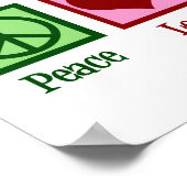 Friedensfinanzierung Poster (Ecke)