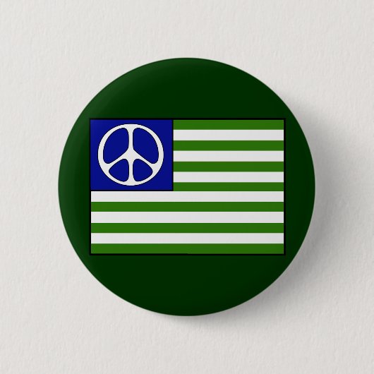Friedensflagge Button (Vorderseite)