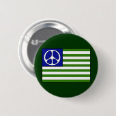 Friedensflagge Button (Vorne & Hinten)