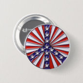 Friedensflagge Button (Vorne & Hinten)