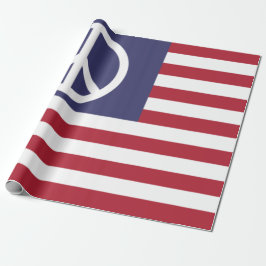 Friedensflagge der Vereinten Staaten Geschenkpapier