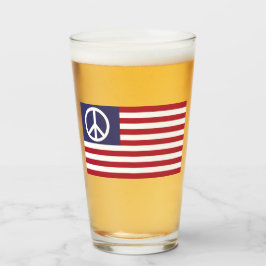 Friedensflagge der Vereinten Staaten Glas
