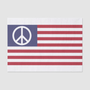 Friedensflagge der Vereinten Staaten Seidenpapier