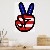 Friedensflagge Poster (Küche)