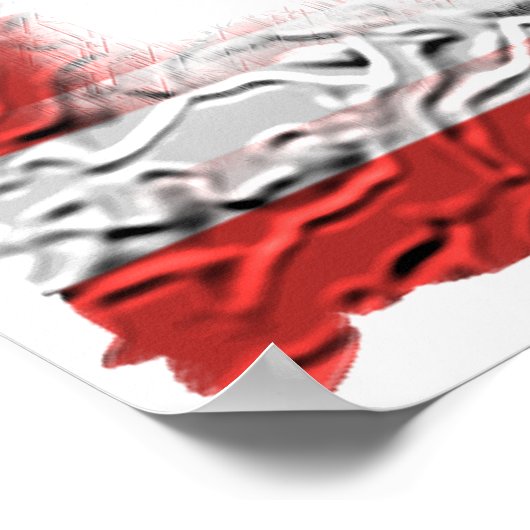 Friedensflagge Poster (Ecke)