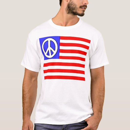 Friedensflagge T-Shirt (Vorderseite)