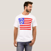 Friedensflagge T-Shirt (Vorne ganz)