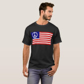 Friedensflagge T-Shirt (Vorne ganz)