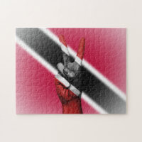 Friedensflagge von Trinidad und Tobago.