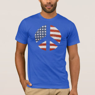Friedensflaggen-T - Shirt - Zeichen der