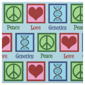 Friedensforschung Genetik der Liebe Stoff (Nahaufnahme)