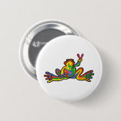 Friedensfrosch Button (Vorne & Hinten)