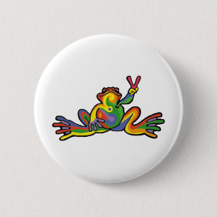 Friedensfrosch Button