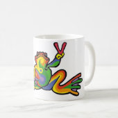 Friedensfrosch Kaffeetasse (VorderseiteRechts)