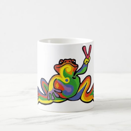Friedensfrosch Kaffeetasse (Mittel)