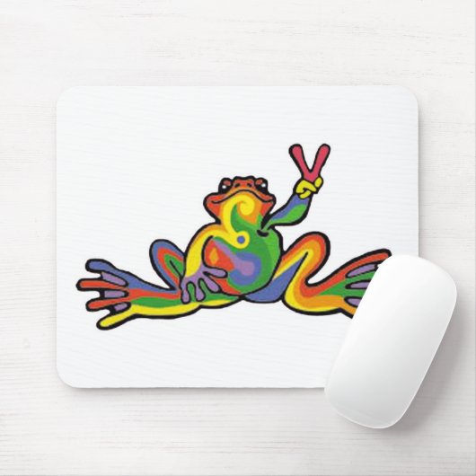 Friedensfrosch Mousepad (Mit Mouse)