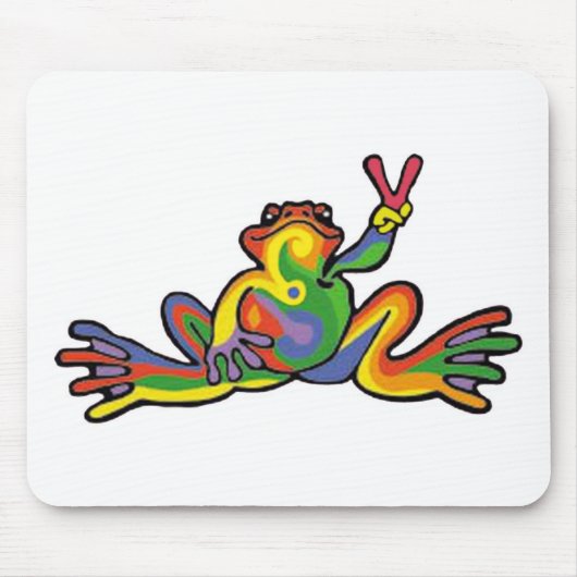 Friedensfrosch Mousepad (Vorne)