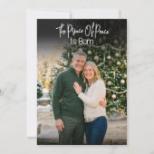 Friedensfürst Schrift Bogen Foto Weihnachten (Vorderseite)
