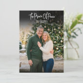Friedensfürst Schrift Bogen Foto Weihnachten (Stehend Vorderseite)