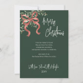 Friedensfürst Schrift Bogen Foto Weihnachten (Rückseite)