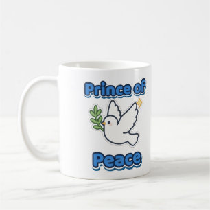 Friedensfürst Weihnachten Taube Olivenzweig Kaffeetasse