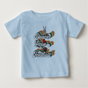 Friedensfußball, Retro-Fußball-Verleihung, Liebe Baby T-shirt