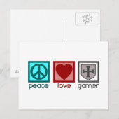 FriedensGamer Postkarte (Vorne/Hinten)