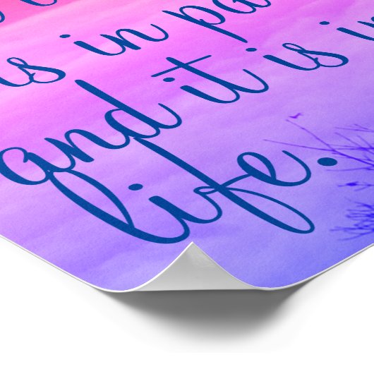 Friedensgebet des hl. Franziskus Poster (Ecke)