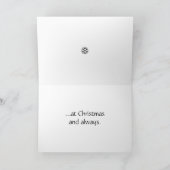 Friedensgebet Weihnachtskarte Feiertagskarte (Innenseite)