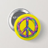 Friedensgedankliche, psychisch Inspirierend Botsch Button (Vorne & Hinten)