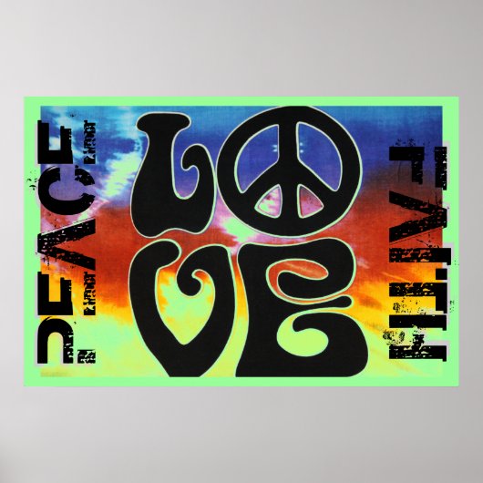 FRIEDENSGEFÜHL LIEBE POSTER (Vorne)