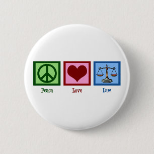 Friedensgesetz und Liebe Button