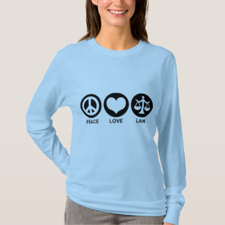 Friedensgesetz und Liebe T-Shirt